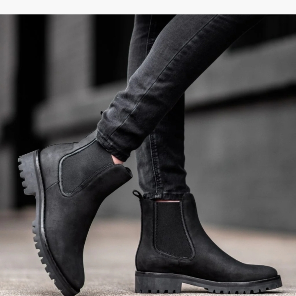 Classic Black Chelsea Boots for Women